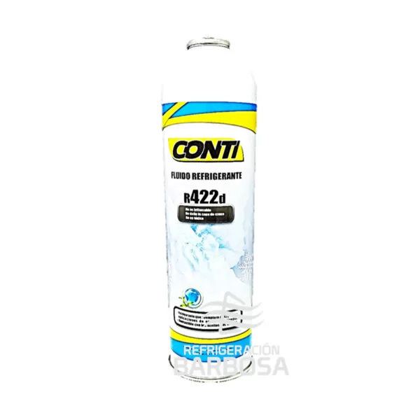 Bombona Gas Refrigerante HFC R422d MO29 600g